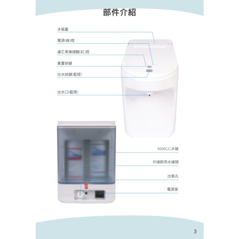 【富堡】氫水機－熱門樂活話題[水素水機] (可加熱爆量氣泡)F20-W20P-細節圖2