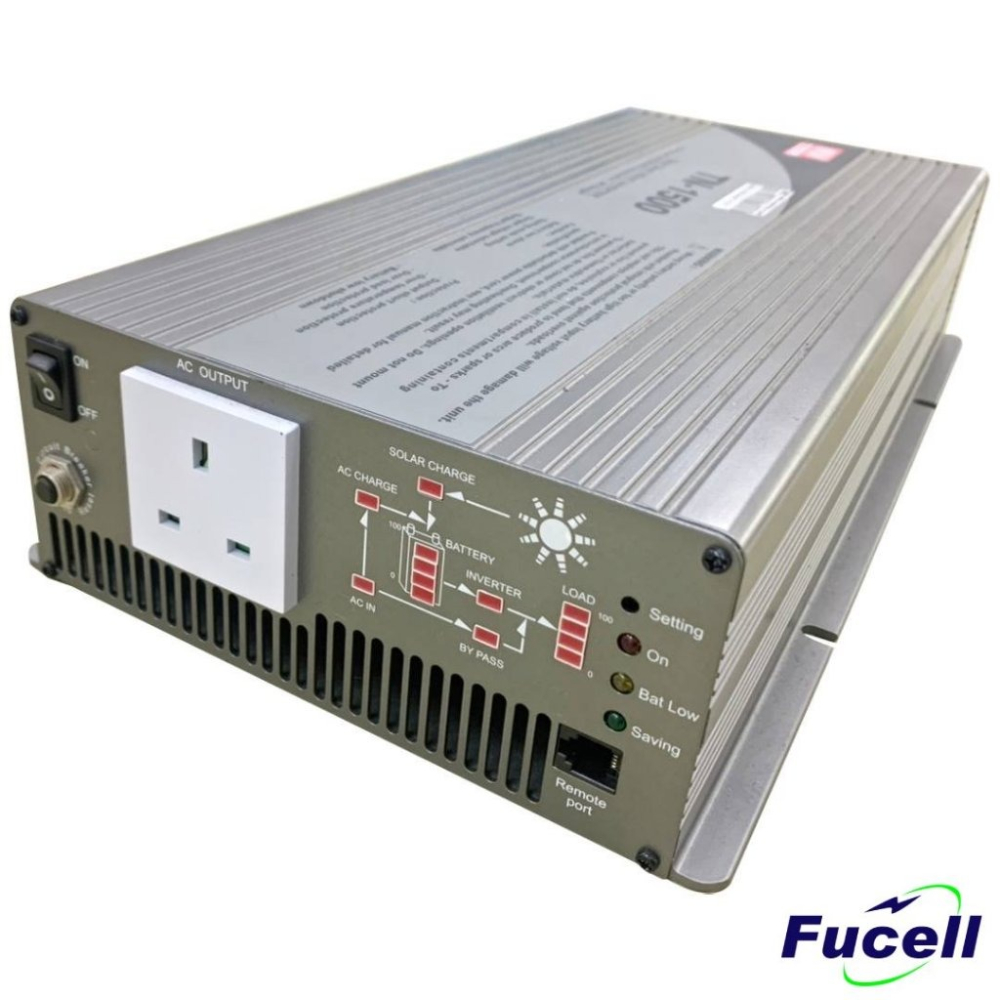 【富堡】太陽能充放電控制器 DC/AC轉換器220V 電源供應器 逆變器 福利機 TN-1500-224D 台灣出貨-細節圖2
