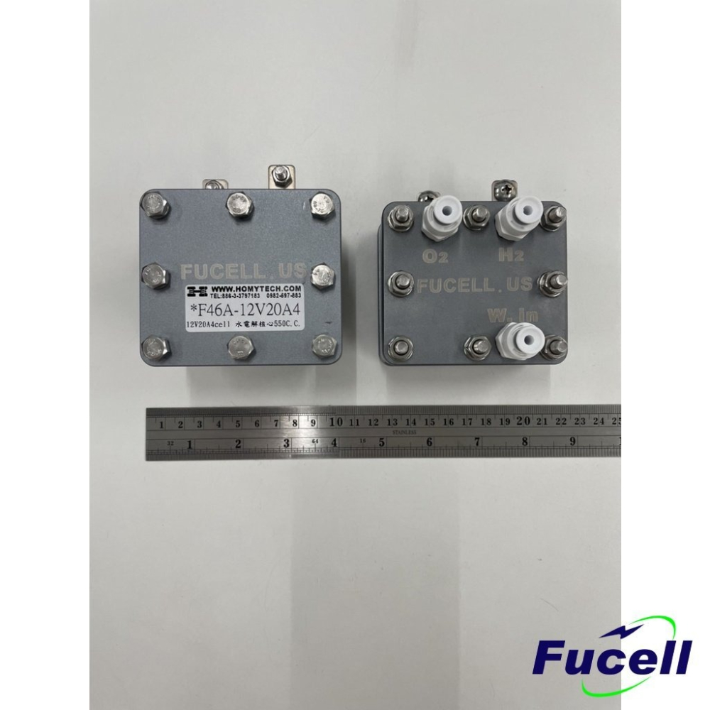 【富堡】水電解核心12V20A4cell-600c.c. 氫氣產生器 水電解製氫 燃料電池實驗 實驗設備教學用 台灣出貨-細節圖2