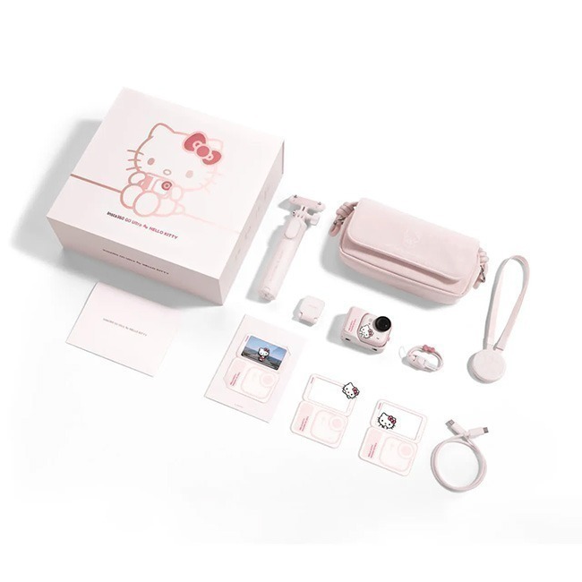 現貨 Insta360 Go Ultra 粉色 Hello Kitty 聯名限定套裝-細節圖2