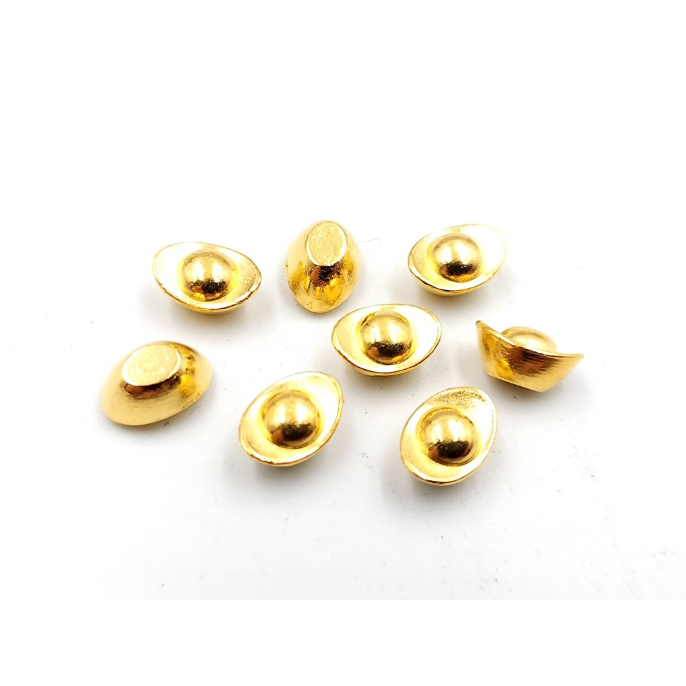 金元寶 招財元寶 (0.8cm/0.9cm) 招財進寶 聚寶盆 風水 開運元寶 宗教用品 合金-細節圖2