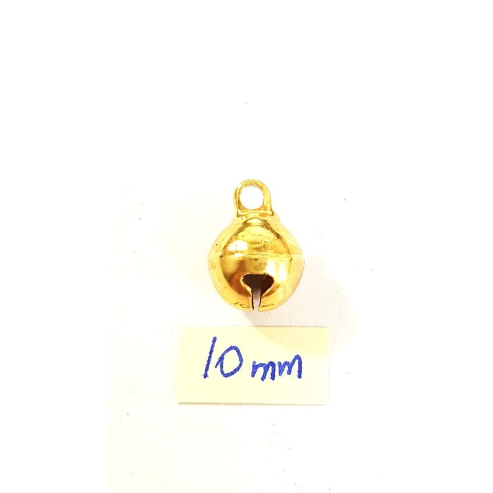 銅鈴鐺 8mm/10mm 銅鈴噹 DIY 手工材料 金色 古銅色-細節圖2