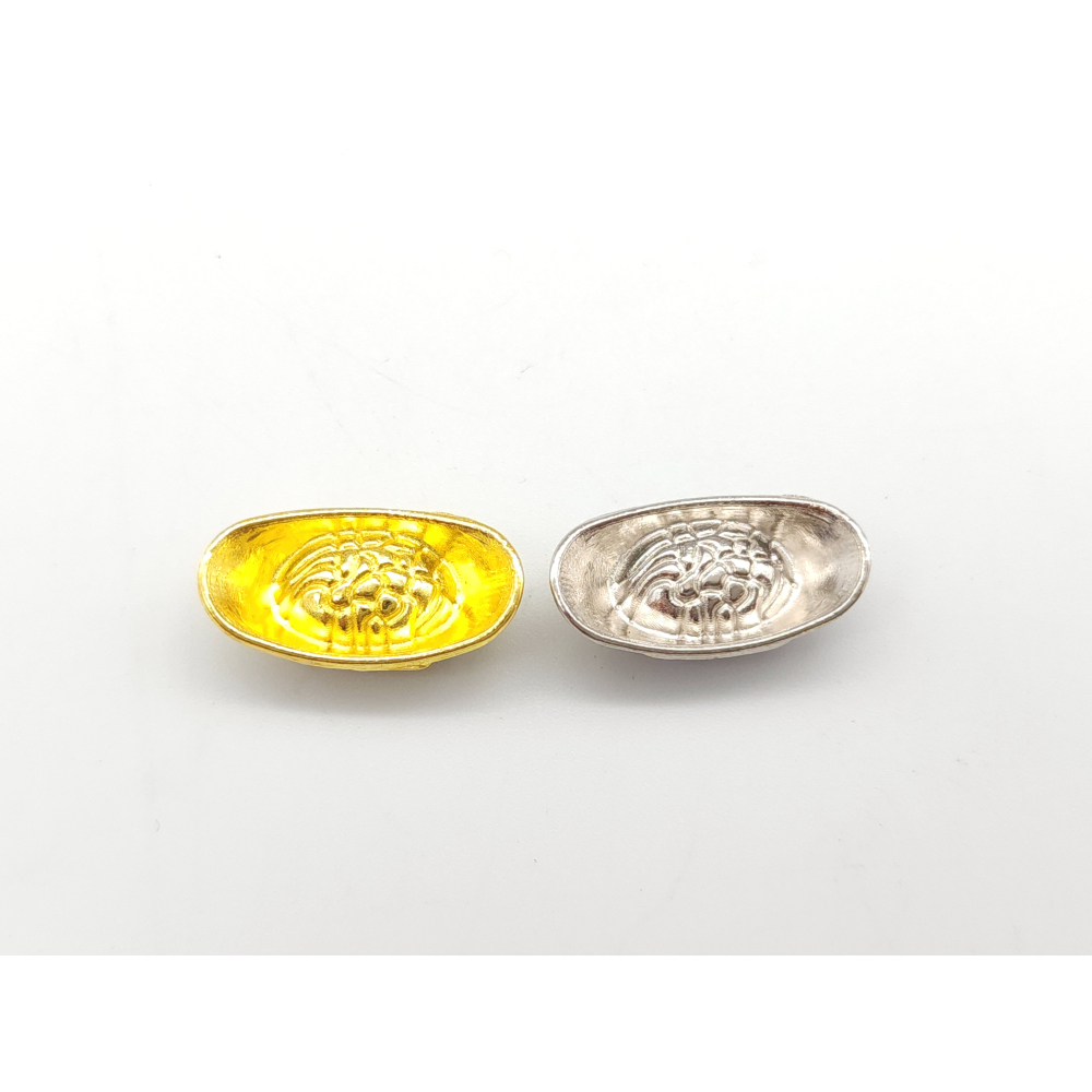 金元寶 銀元寶 招財元寶 (1.9cm) 招財進寶 風水 過年禮品 宗教用品 合金-細節圖3