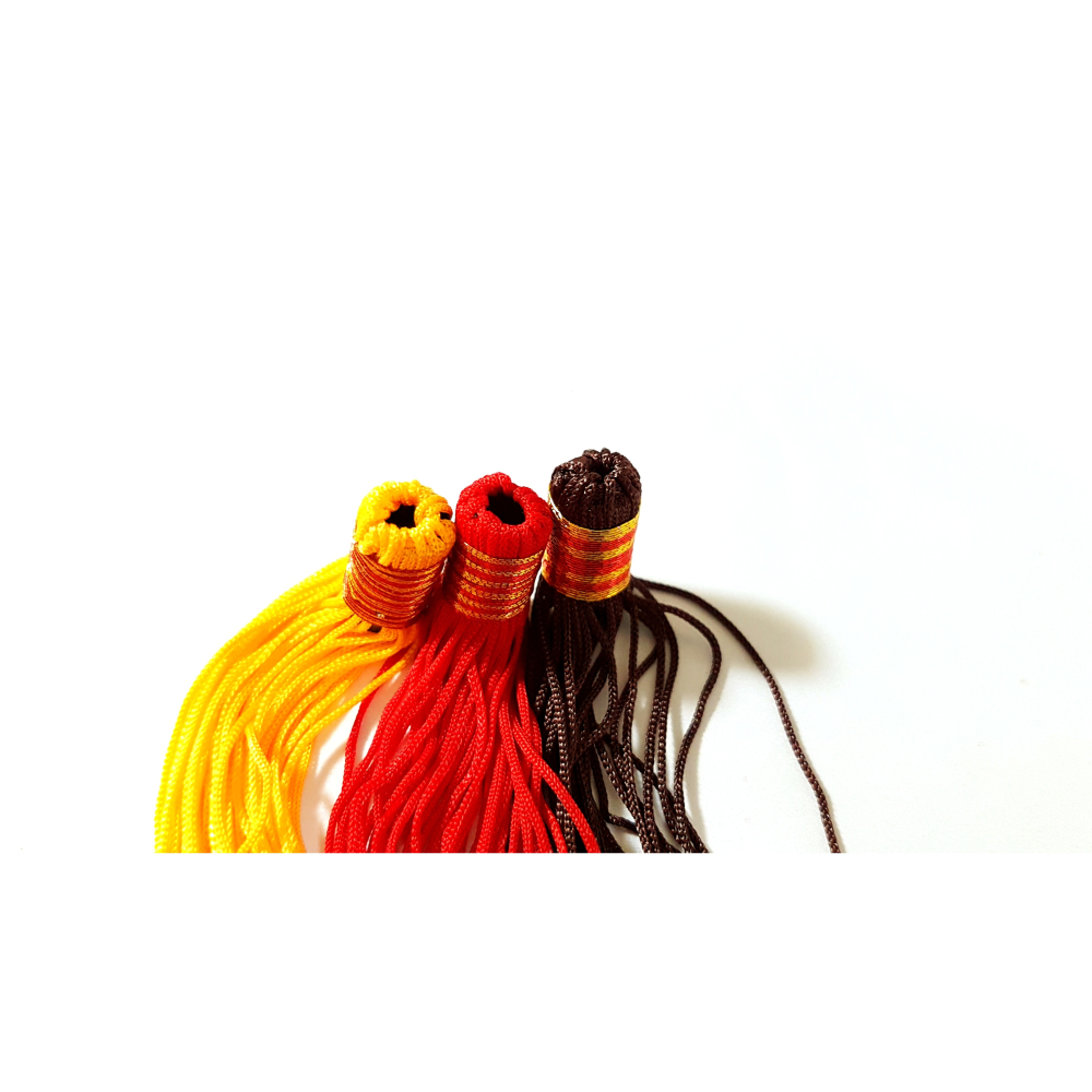 流蘇 穗子 中國結上結 手作材料 吊飾 DIY材料 15-17cm-細節圖3