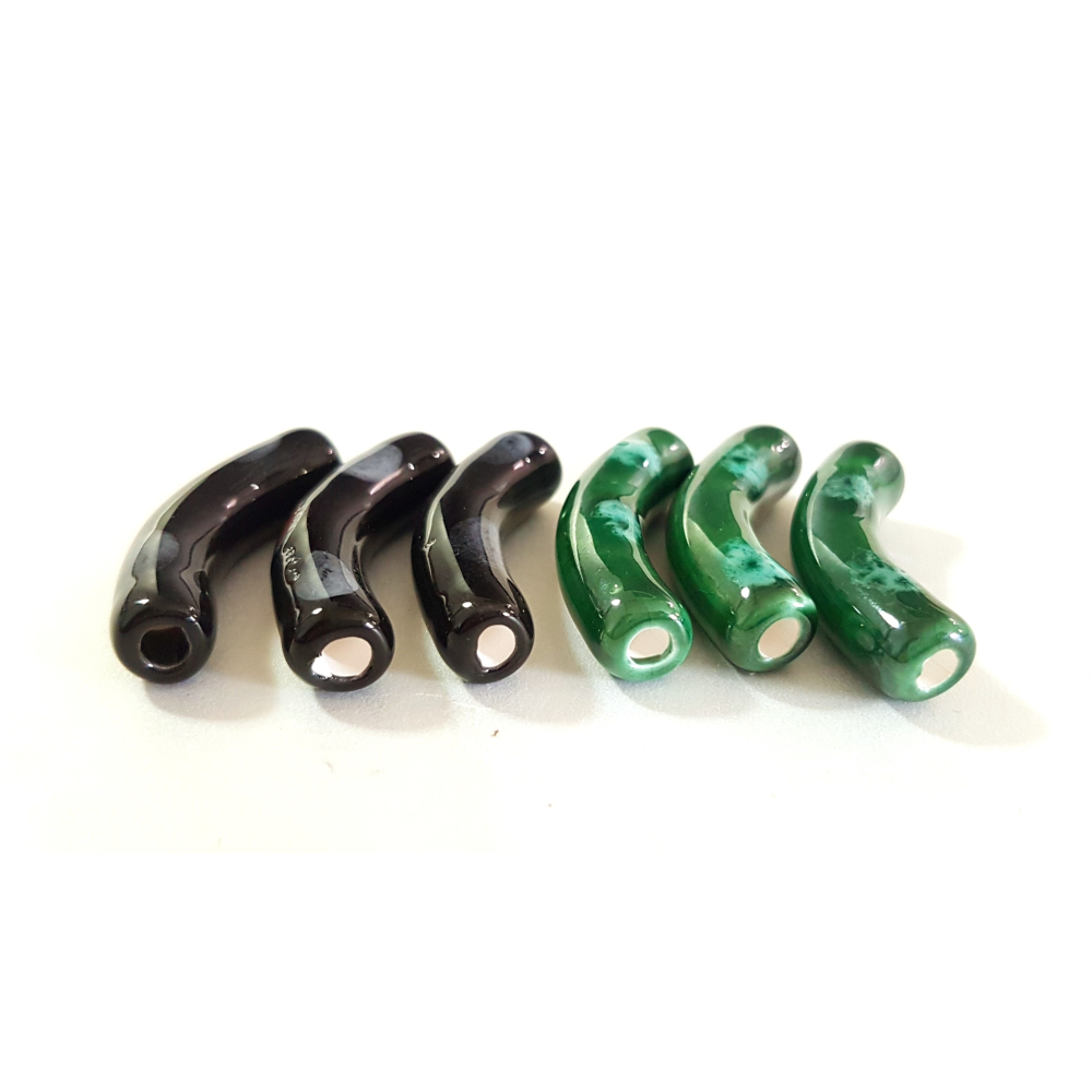 管狀/彎管/陶瓷/串珠材料/手工藝材料/中國結-細節圖2