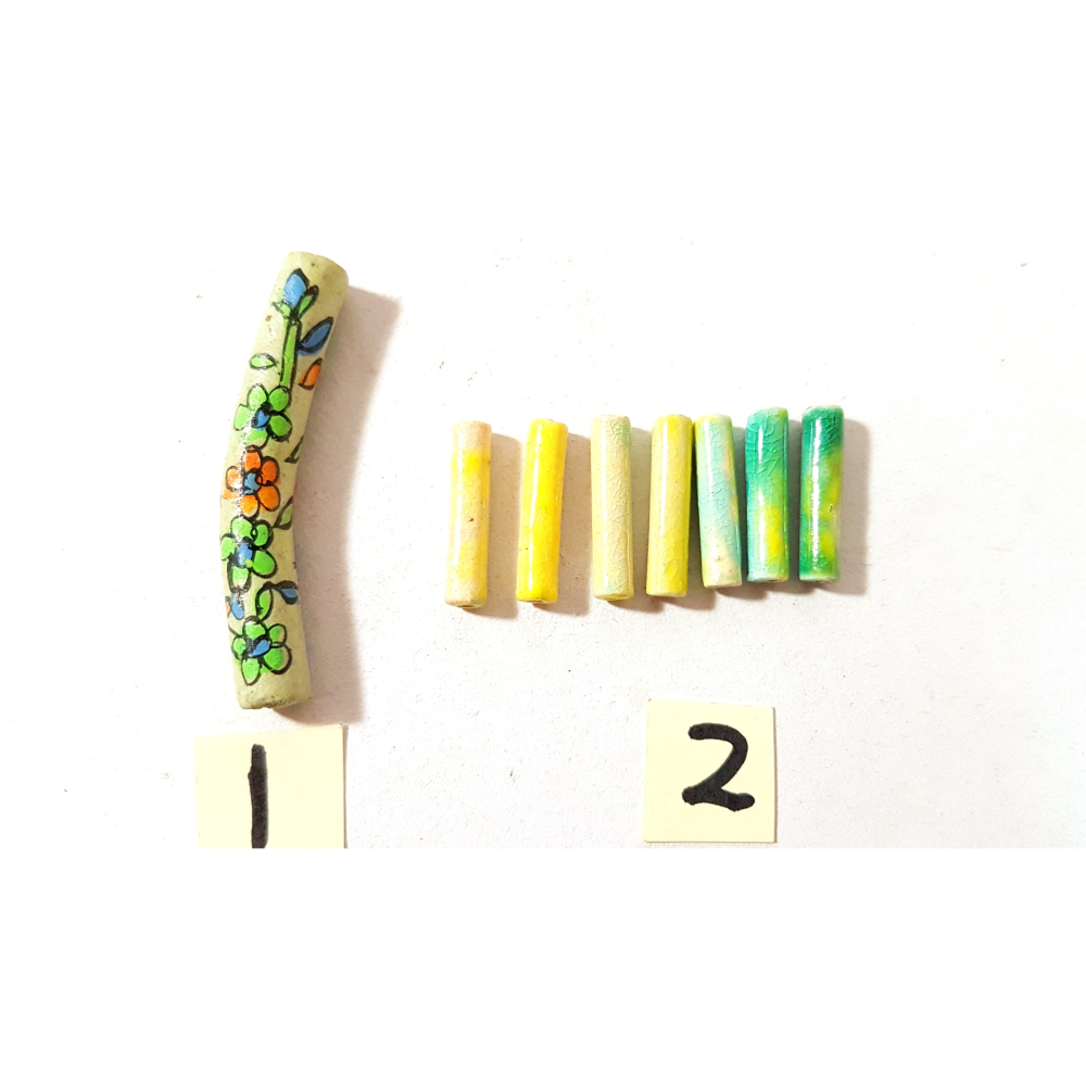 管狀/陶瓷/串珠材料/造型陶瓷/手工藝材料/首飾配件-細節圖2