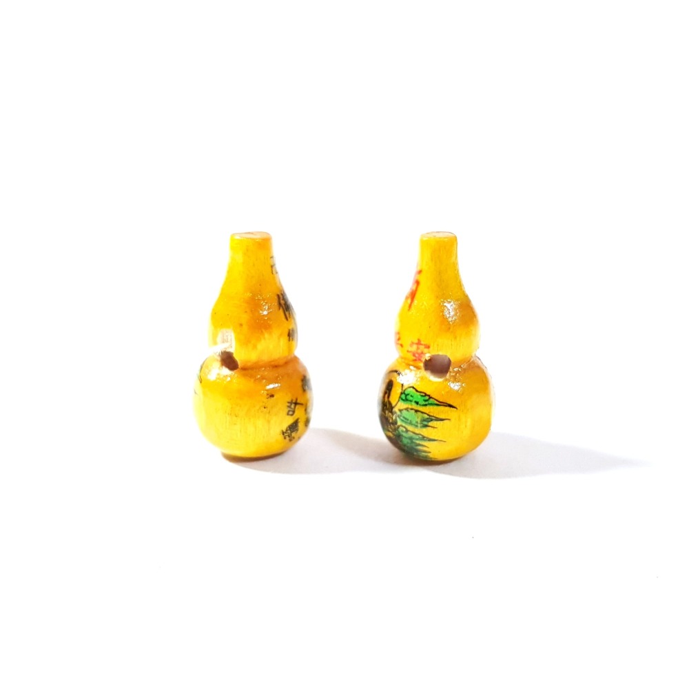 葫蘆 木葫蘆 觀音 招財進寶 避邪 化煞 保平安 中國結 高2.2cm 買10送1-細節圖2