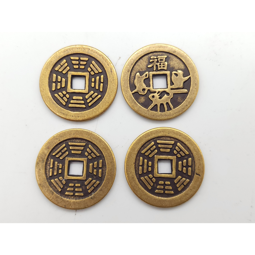招財進寶 太平通寶 鎮宅之寶 出入平安 八卦錢 招財錢 招財 鎮宅 富貴錢 銅錢 2.55cm 加厚-細節圖2