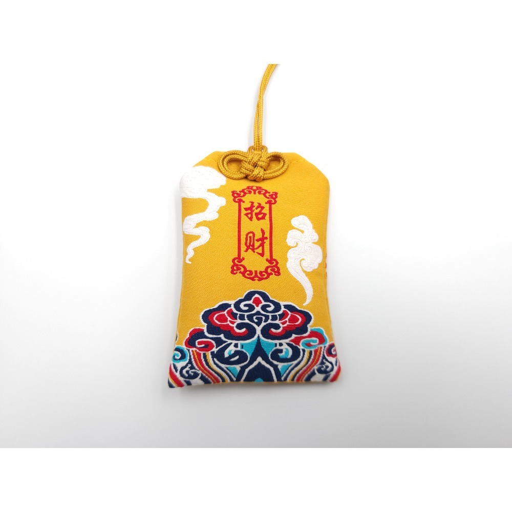 精品福袋 香囊 御守 香火袋 福袋 小香囊 傳統香袋 禪意 香包 保平安 祈福 含配件 祥雲款-規格圖4