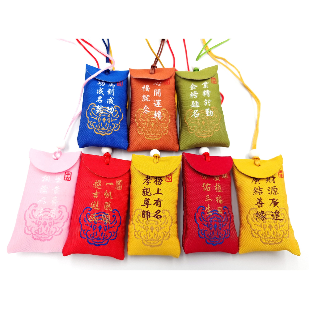 精品福袋 香囊 御守 福袋 小香囊 傳統香袋 禪意 織繡 香包 保平安 祈福-細節圖2