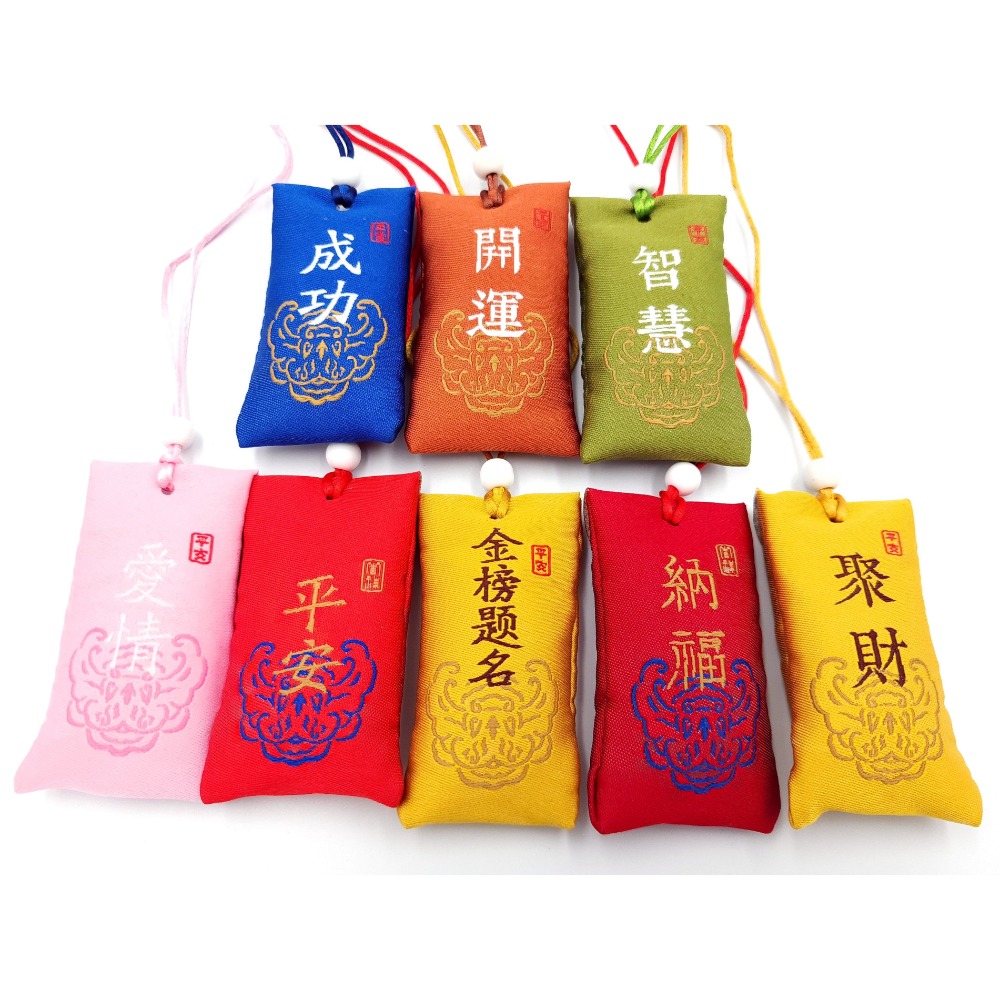 精品福袋 香囊 御守 福袋 小香囊 傳統香袋 禪意 織繡 香包 保平安 祈福-規格圖4