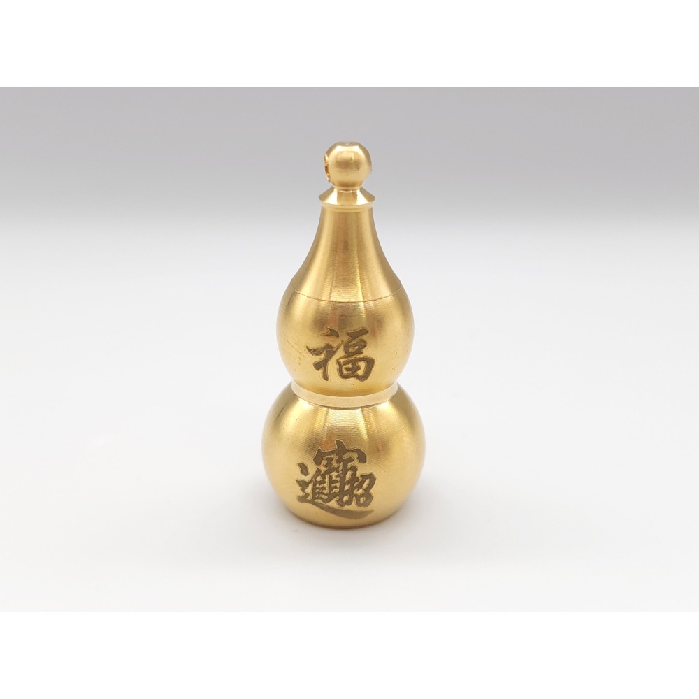 銅葫蘆 招財 八卦葫蘆 鎮宅 化煞 保平安 黃銅 可開口 3.8cm/4cm-規格圖7