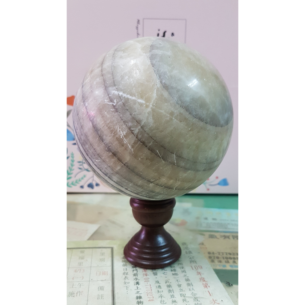 水晶球座 木座 木水晶球座 水晶球底座 展示座-細節圖3