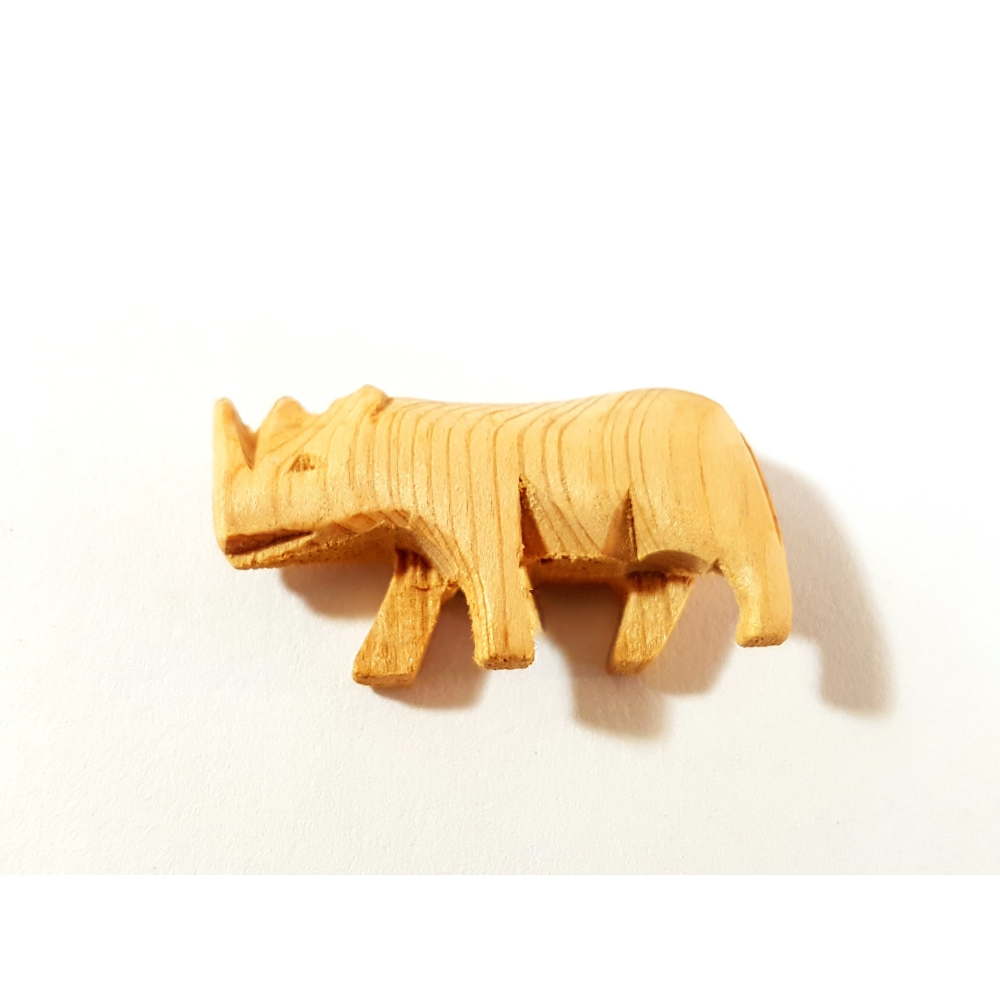 木雕 犀牛 恐龍 檜木雕刻 兒童玩具 diy材料 飾品 文創商品 手工雕刻-細節圖2