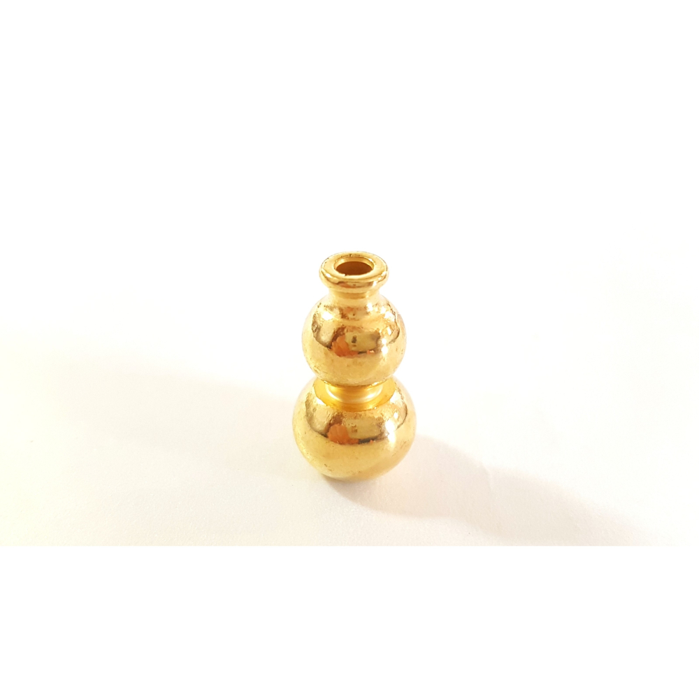 銅葫蘆 招財 化煞 保平安 結緣品 2.3cm-4.2cm 黃銅-細節圖3