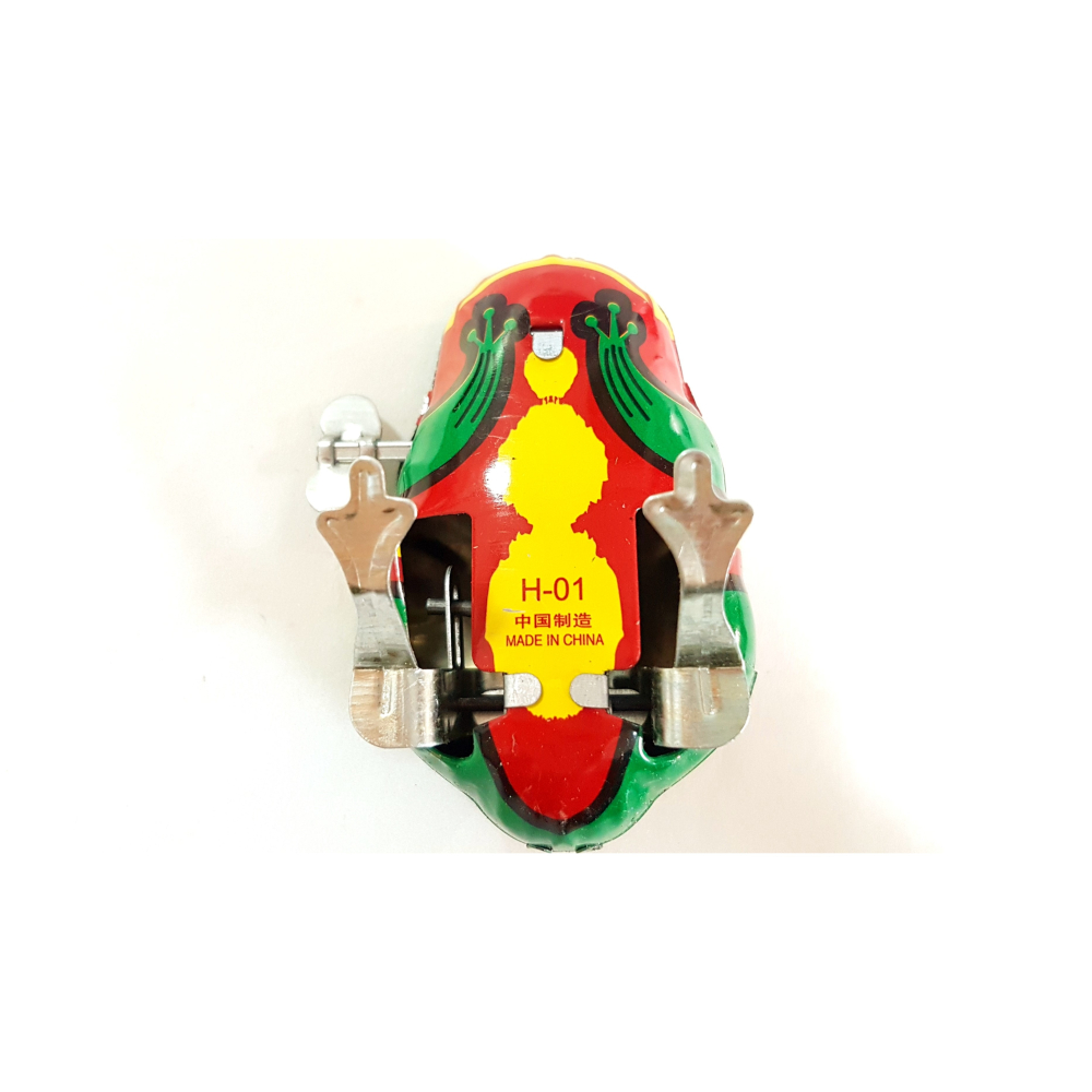 鐵皮青蛙 鐵皮玩具 (品質佳) 發條青蛙 懷舊童玩 兒童玩具 懷舊玩具-細節圖3