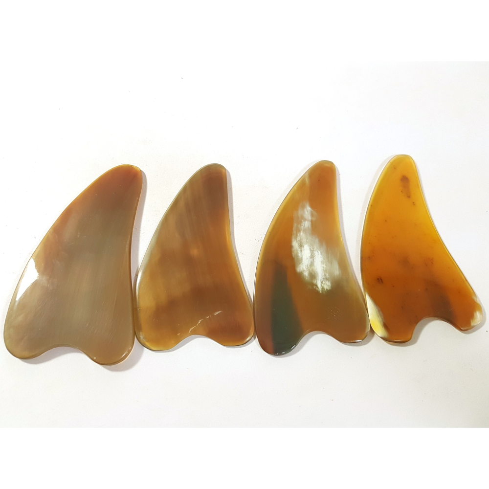 牛角刮痧 刮痧板 刮痧片 三角刮痧 白牛角 (心形)-細節圖2