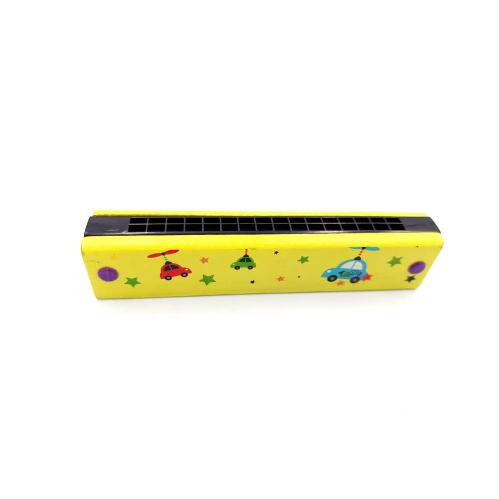 口琴 木口琴 口風琴 雙排16孔 樂器 玩具口琴 早期童玩-細節圖4