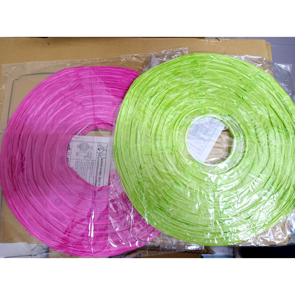 空白燈籠 (30cm) 彩繪燈籠 紙燈籠 圓形燈籠 DIY燈籠 直徑-細節圖3