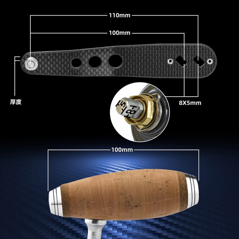 【🔥Gomexus 改裝配件】大烏龜碳纖維單搖臂改裝 | 海釣船釣鐵板禧瑪諾shimano daiwa捲線器lc-細節圖3