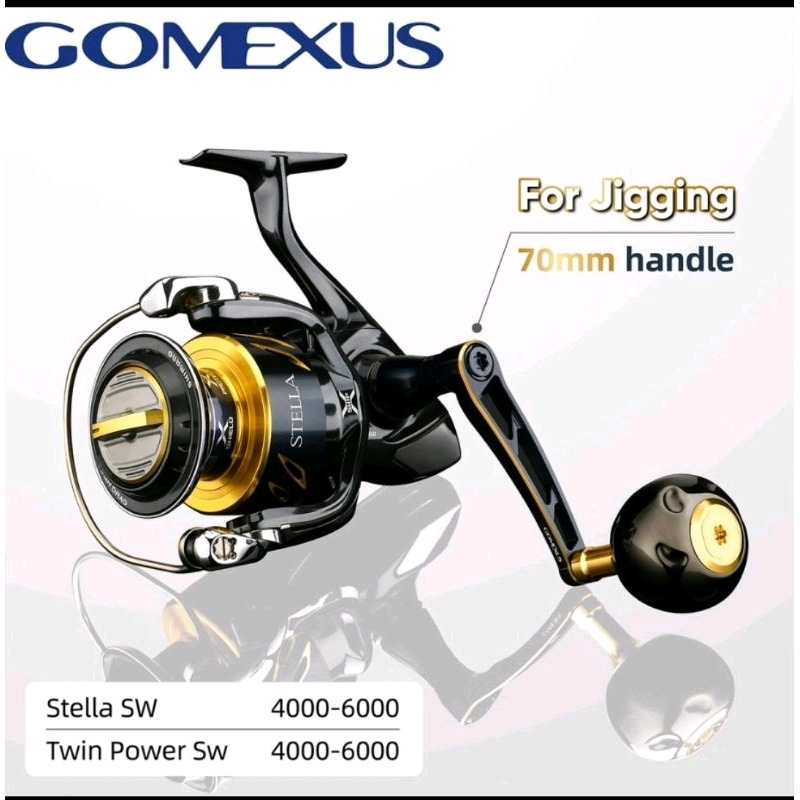 【🔥Gomexus 改裝配件】大物捲紡車輪 Shimano stradic SW saragos Stella6000-細節圖3