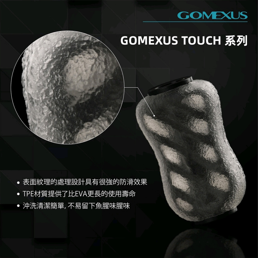 【🔥Gomexus 改裝配件】TPE輕量改裝握丸 | 小烏龜 Shimano bfs Daiwa 紡車輪-細節圖3