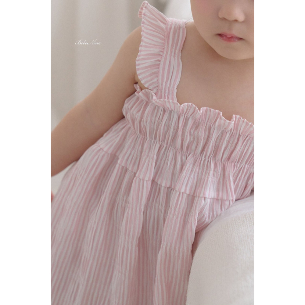 Bebe nine學院風連身爬服-細節圖3