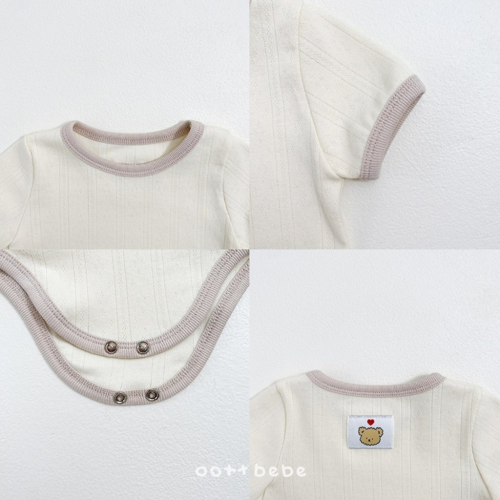 OOTTBEBE 包屁衣套裝(含帽子)-細節圖5