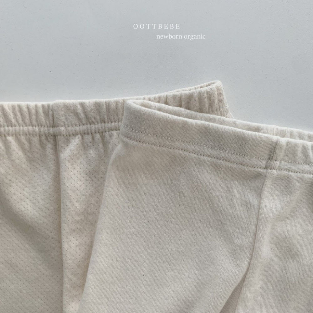OOTTBEBE 有機棉新生兒包腳褲-細節圖2