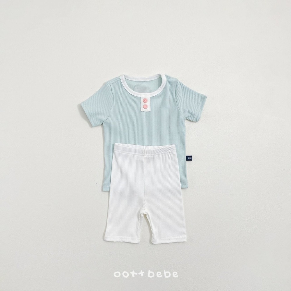 OOTTBEBE 糖果鈕扣羅紋居家服-規格圖6
