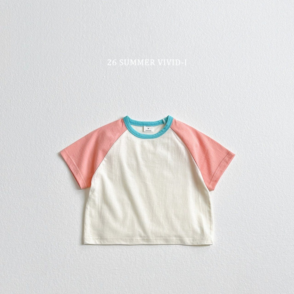 VIVIDI拚色短袖上衣-細節圖7