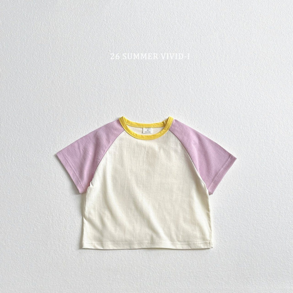 VIVIDI拚色短袖上衣-細節圖8