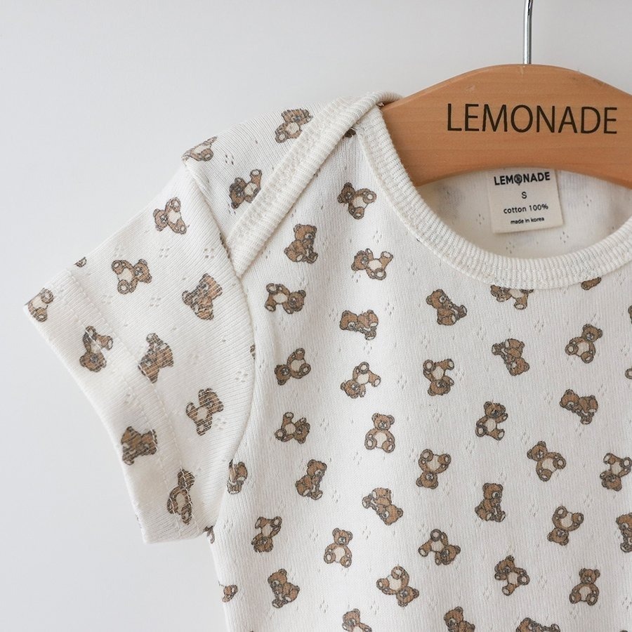 LEMONADE 小熊包屁衣套裝(含帽子)-細節圖6
