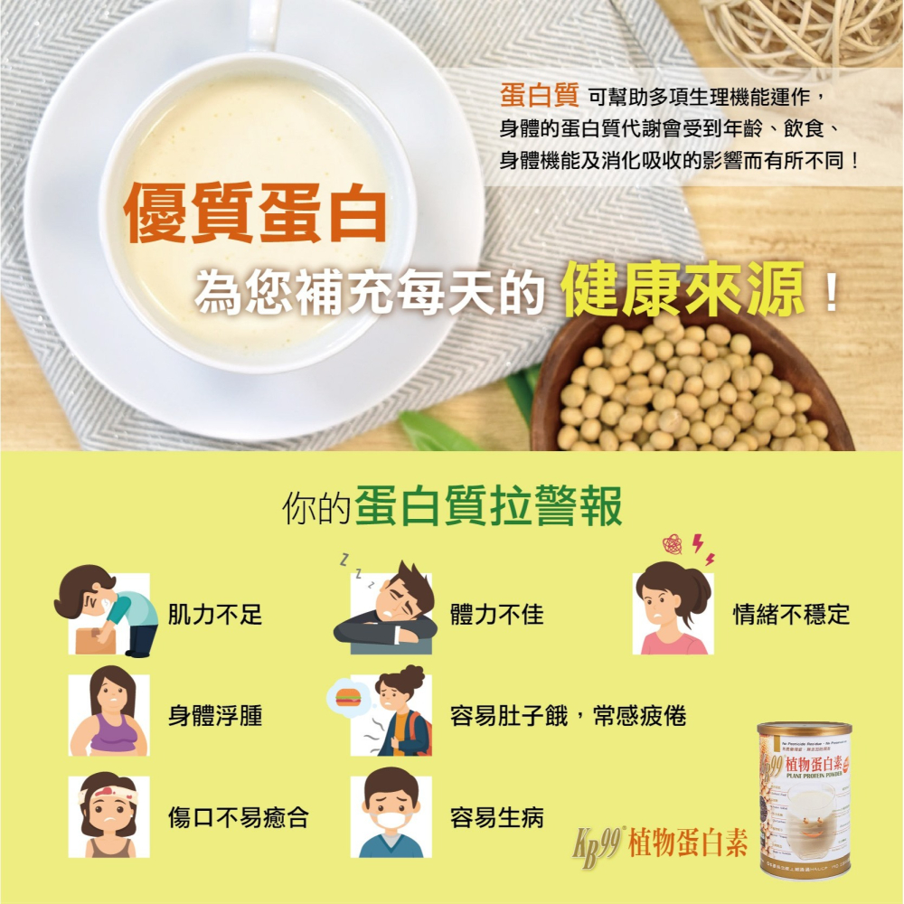 【肯寶KB99】植物蛋白素 (純素) 2罐超優惠組-細節圖2