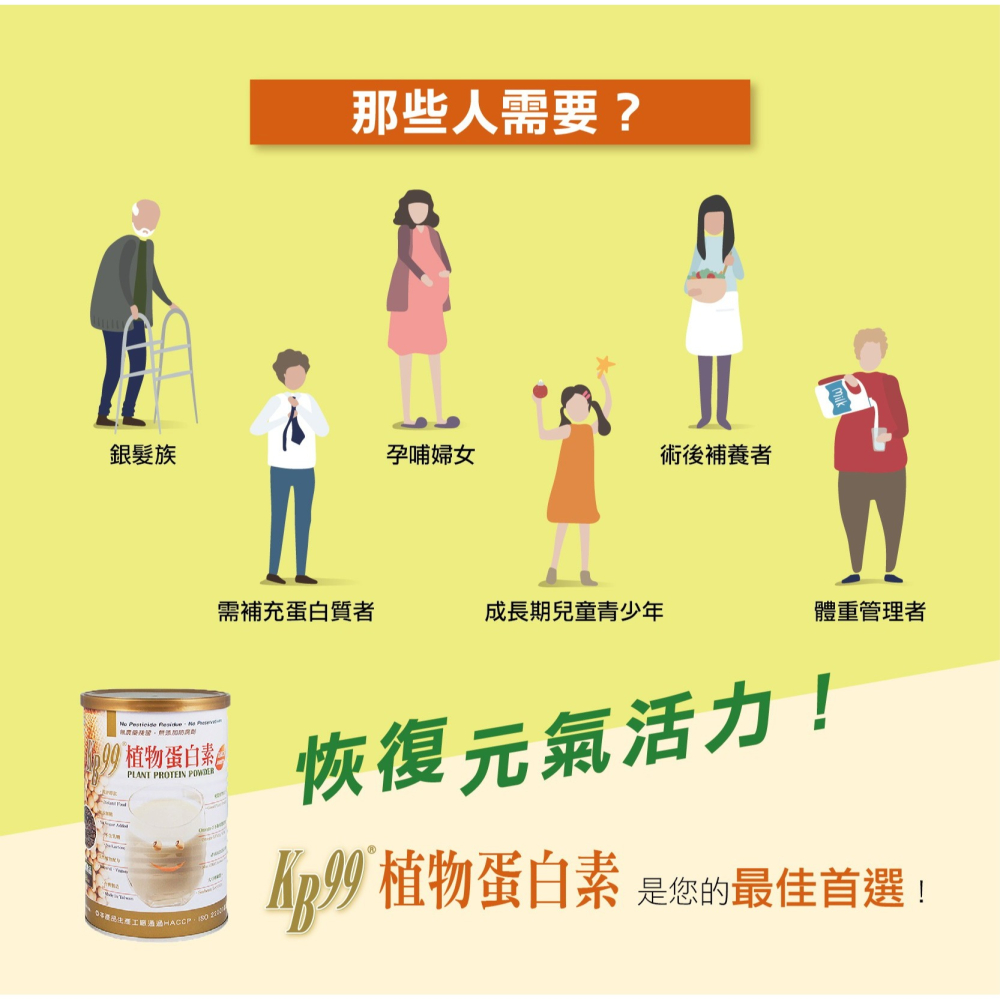 【肯寶KB99】植物蛋白素 (純素) 2罐超優惠組-細節圖5