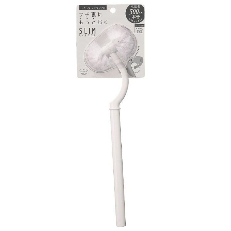 【寶寶王國】日本製【MARNA】馬桶刷座組 SLIM薄型馬桶刷-細節圖8