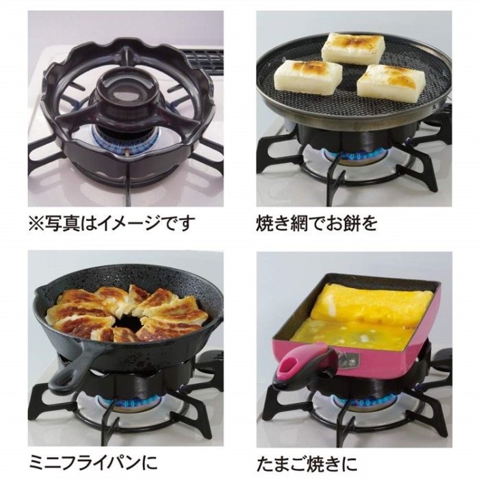 【寶寶王國】日本製【ALPHAX】BIG SIZE 煤氣灶腳架 陶瓷灶腳架-細節圖5