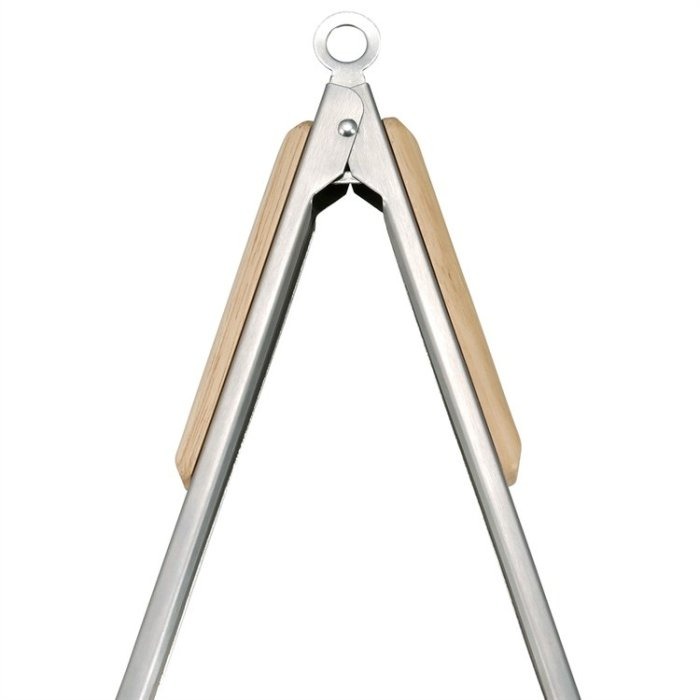 【寶寶王國】日本【CAPTAIN STAG】BBQ木柄燒烤夾 烤肉夾 30cm-細節圖6