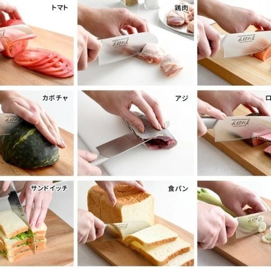 【寶寶王國】日本製 【Arnest】不鏽鋼菜刀 永切れ王 料理刀 水果刀 三徳包丁-細節圖4