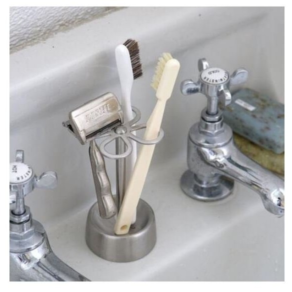 【寶寶王國】日本 Dulton 花瓣不鏽鋼牙刷架-細節圖3