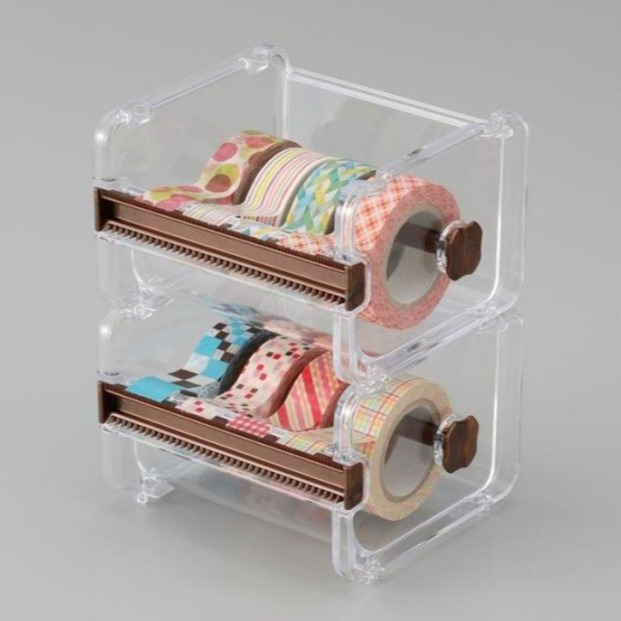 【寶寶王國】日本製【INOMATA】紙膠帶 滾筒收納膠台-細節圖5