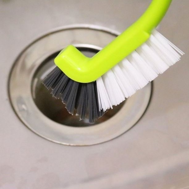 【寶寶王國】日本製 小久保 排水口L型清潔刷-細節圖4