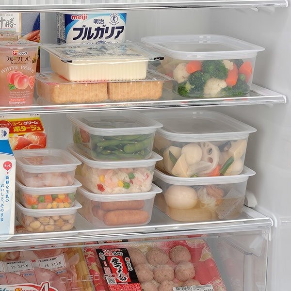 【寶寶王國】日本製【INOMATA】可微波保鮮盒9入組 食物分裝盒 食物保存盒-細節圖4