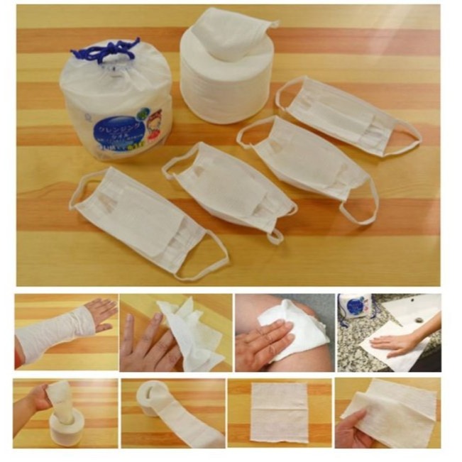 【寶寶王國】日本【小久保】拋棄式清潔巾 洗臉毛巾 口罩 防護墊-細節圖4