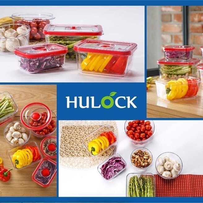 【寶寶王國】韓國製【KODAECS】HULOCK真空保鮮盒 方形 / 圓形 3件組 4件組-細節圖2