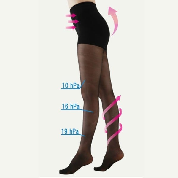 【寶寶王國】日本製【TRAIN】女の欲望 褲襪 裏起毛黑褲襪 CALORIE OFF美腿壓力襪 小豬襪-細節圖8