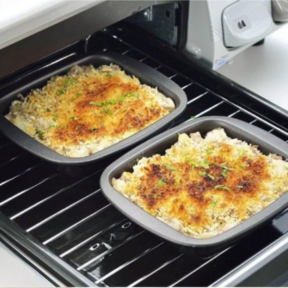 【寶寶王國】日本製 下村企販 烤箱專用烤盤2入-細節圖2