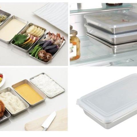 【寶寶王國】日本製【下村企販】備料 不鏽鋼保鮮盒組-細節圖2