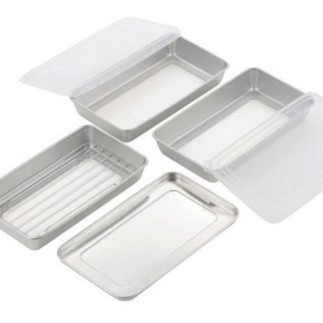 【寶寶王國】日本製【下村企販】備料 不鏽鋼保鮮盒組-細節圖3