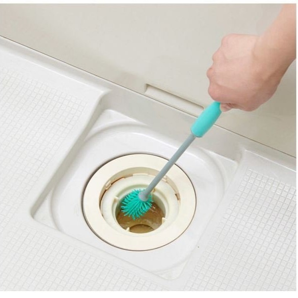 【寶寶王國】日本 COGIT 360度排水口清潔棒 排水口污垢刷 1組3支入-細節圖6